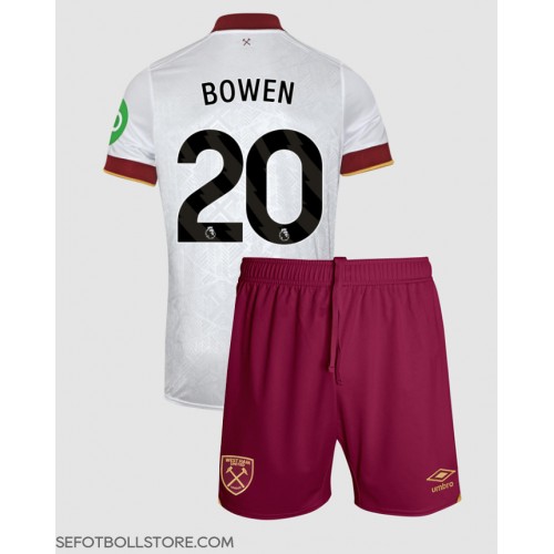 West Ham United Jarrod Bowen #20 Replika babykläder Tredjeställ Barn 2024-25 Kortärmad (+ korta byxor)